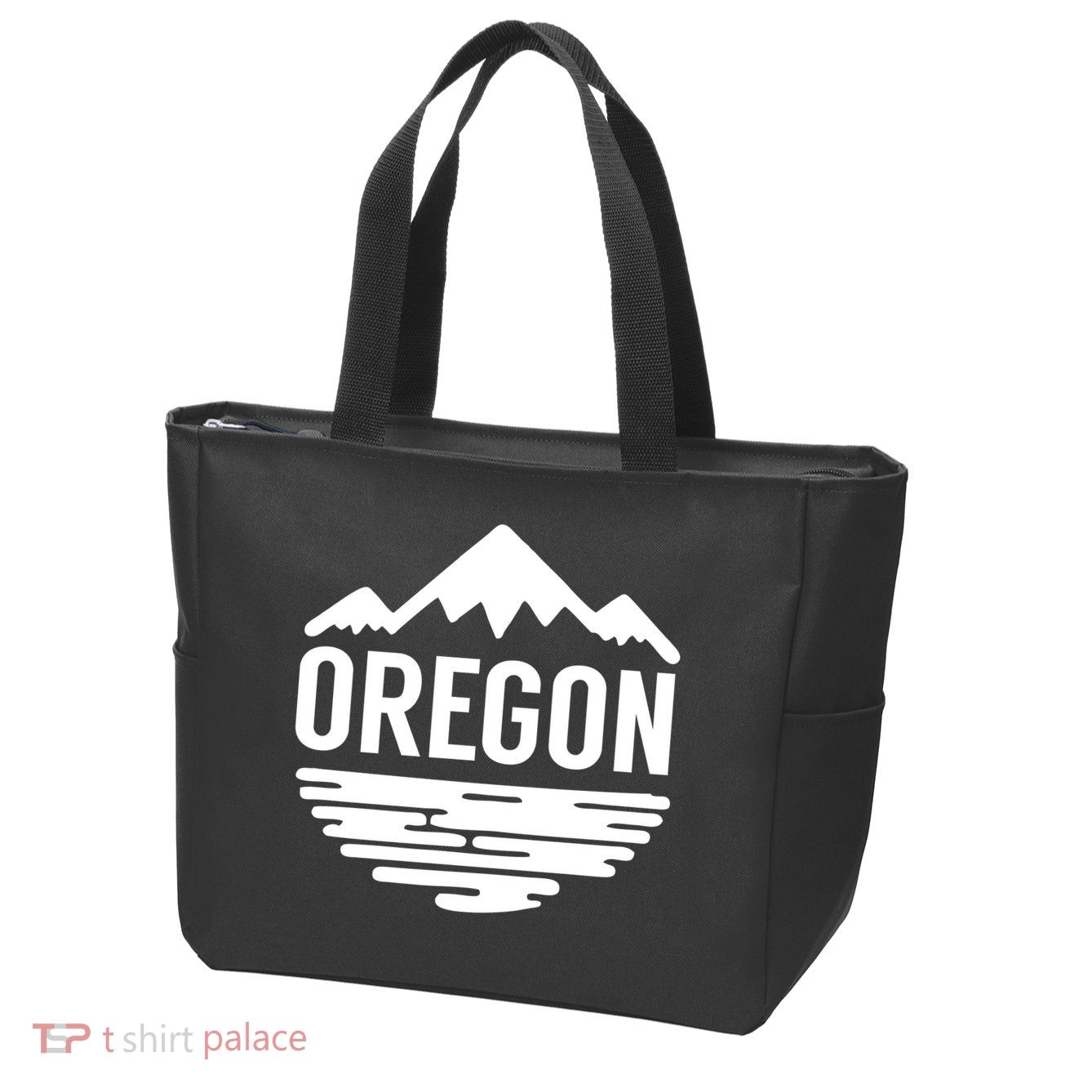 Oregon Simple Logo Zip Tote Bag
