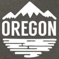 Oregon Simple Logo Cotton Canvas Backpack