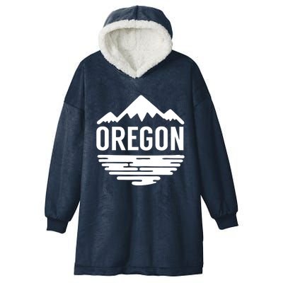 Oregon Simple Logo Hooded Wearable Blanket