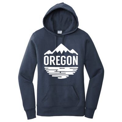 Oregon Simple Logo Women's Pullover Hoodie