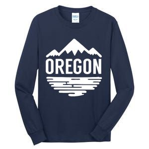 Oregon Simple Logo Tall Long Sleeve T-Shirt