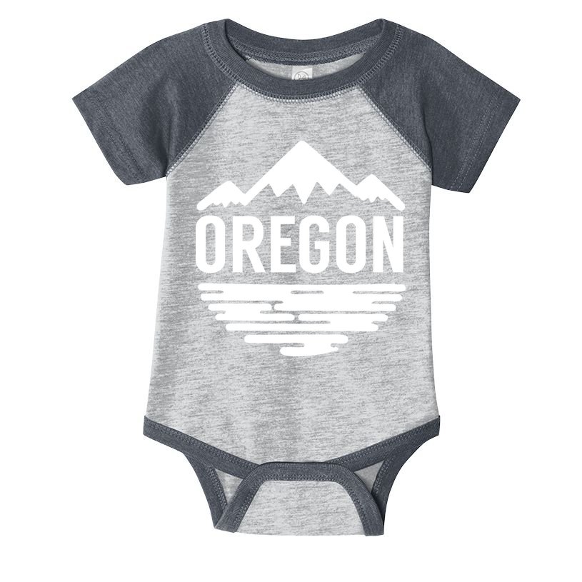 Oregon Simple Logo Infant Baby Jersey Bodysuit