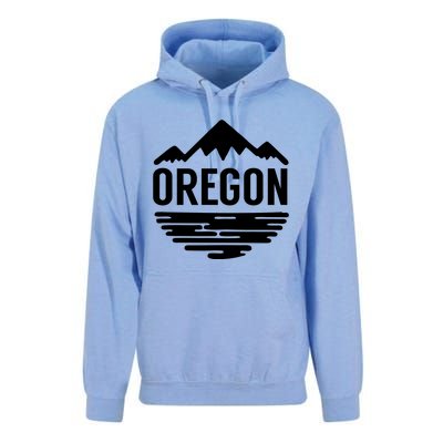 Oregon Simple Logo Unisex Surf Hoodie