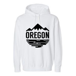 Oregon Simple Logo Garment-Dyed Fleece Hoodie