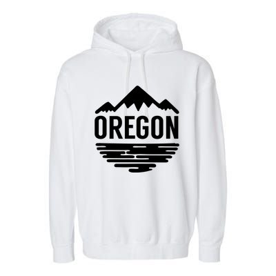 Oregon Simple Logo Garment-Dyed Fleece Hoodie