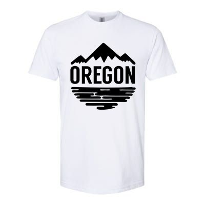 Oregon Simple Logo Softstyle CVC T-Shirt