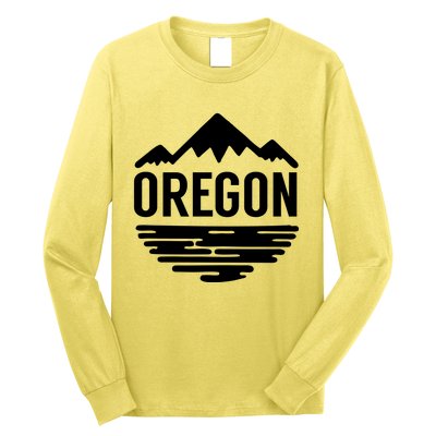 Oregon Simple Logo Long Sleeve Shirt