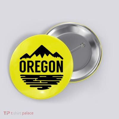 Oregon Simple Logo Button