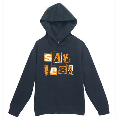 Orange Say Less Orange Color Urban Pullover Hoodie