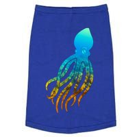 Octopus Squid Lovers Silhouette Earth Day And Ocean Week Gift Doggie Tank