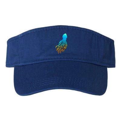Octopus Squid Lovers Silhouette Earth Day And Ocean Week Gift Visor