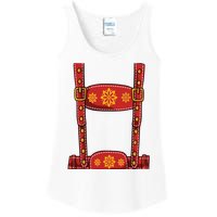 Oktoberfest Shirts Lederhosen Suspenders Germany Octoberfest Ladies Essential Tank