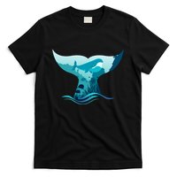 Ocean Sea Life Whale Tail T-Shirt