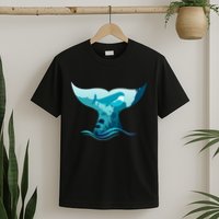 Ocean Sea Life Whale Tail T-Shirt
