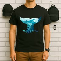 Ocean Sea Life Whale Tail T-Shirt