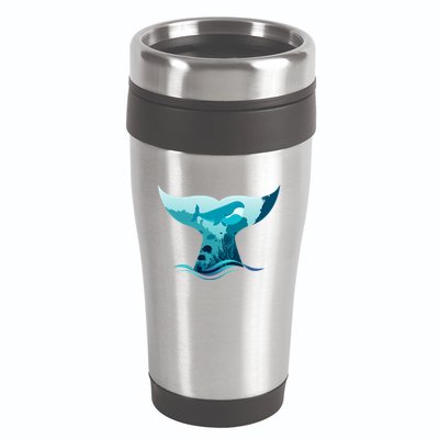 Ocean Sea Life Whale Tail 16oz Travel Tumbler