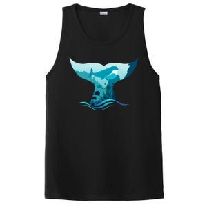 Ocean Sea Life Whale Tail PosiCharge Competitor Tank