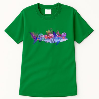 Ocean Sea Life Shark Tall T-Shirt