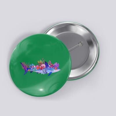 Ocean Sea Life Shark Button