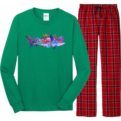 Ocean Sea Life Shark Long Sleeve Pajama Set