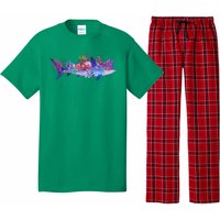 Ocean Sea Life Shark Pajama Set