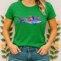 Ocean Sea Life Shark Womens T-Shirt