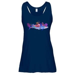 Ocean Sea Life Shark Ladies Essential Flowy Tank