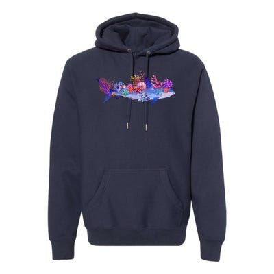 Ocean Sea Life Shark Premium Hoodie