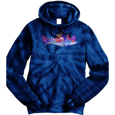 Ocean Sea Life Shark Tie Dye Hoodie