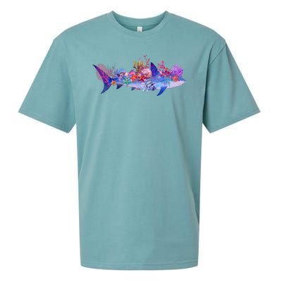 Ocean Sea Life Shark Sueded Cloud Jersey T-Shirt