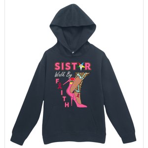 Oes Sistar Leopard Walk By Faith Breast Cancer Urban Pullover Hoodie