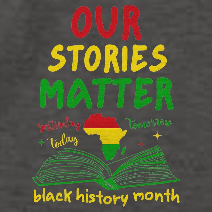 Our Stories Matter Black History Month Vector Backpack