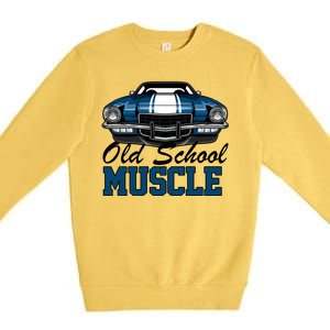 Old School Muscle Car Premium Crewneck Sweatshirt