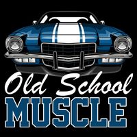 Old School Muscle Car City Backpack