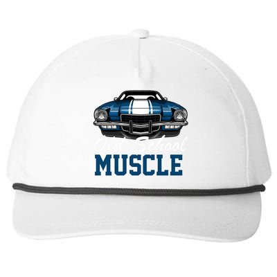 Old School Muscle Car Snapback Five-Panel Rope Hat