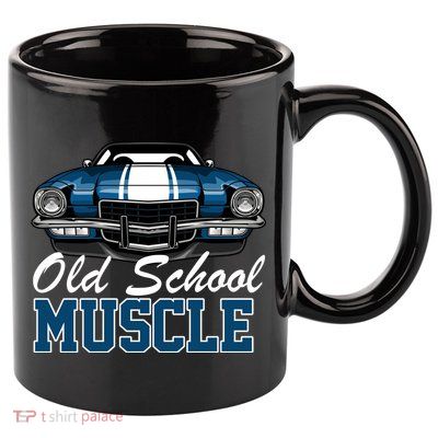 Old School Muscle Car 11oz C Handle Ceramic Mug