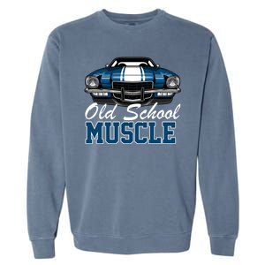 Old School Muscle Car Garment-Dyed Sweatshirt