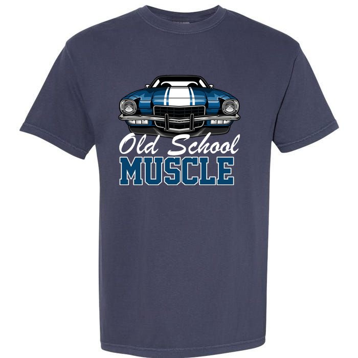 Old School Muscle Car Garment-Dyed Heavyweight T-Shirt