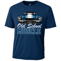 Old School Muscle Car Cooling Performance Crew T-Shirt