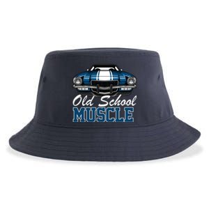 Old School Muscle Car Sustainable Bucket Hat