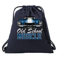 Old School Muscle Car Drawstring Bag