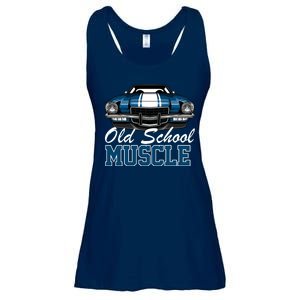 Old School Muscle Car Ladies Essential Flowy Tank