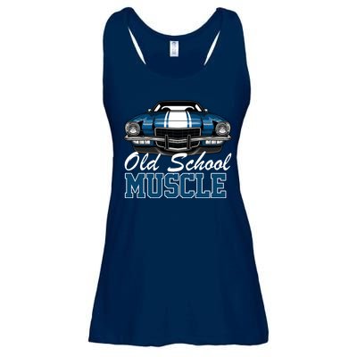 Old School Muscle Car Ladies Essential Flowy Tank