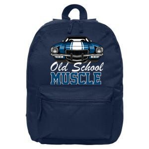 Old School Muscle Car 16 in Basic Backpack