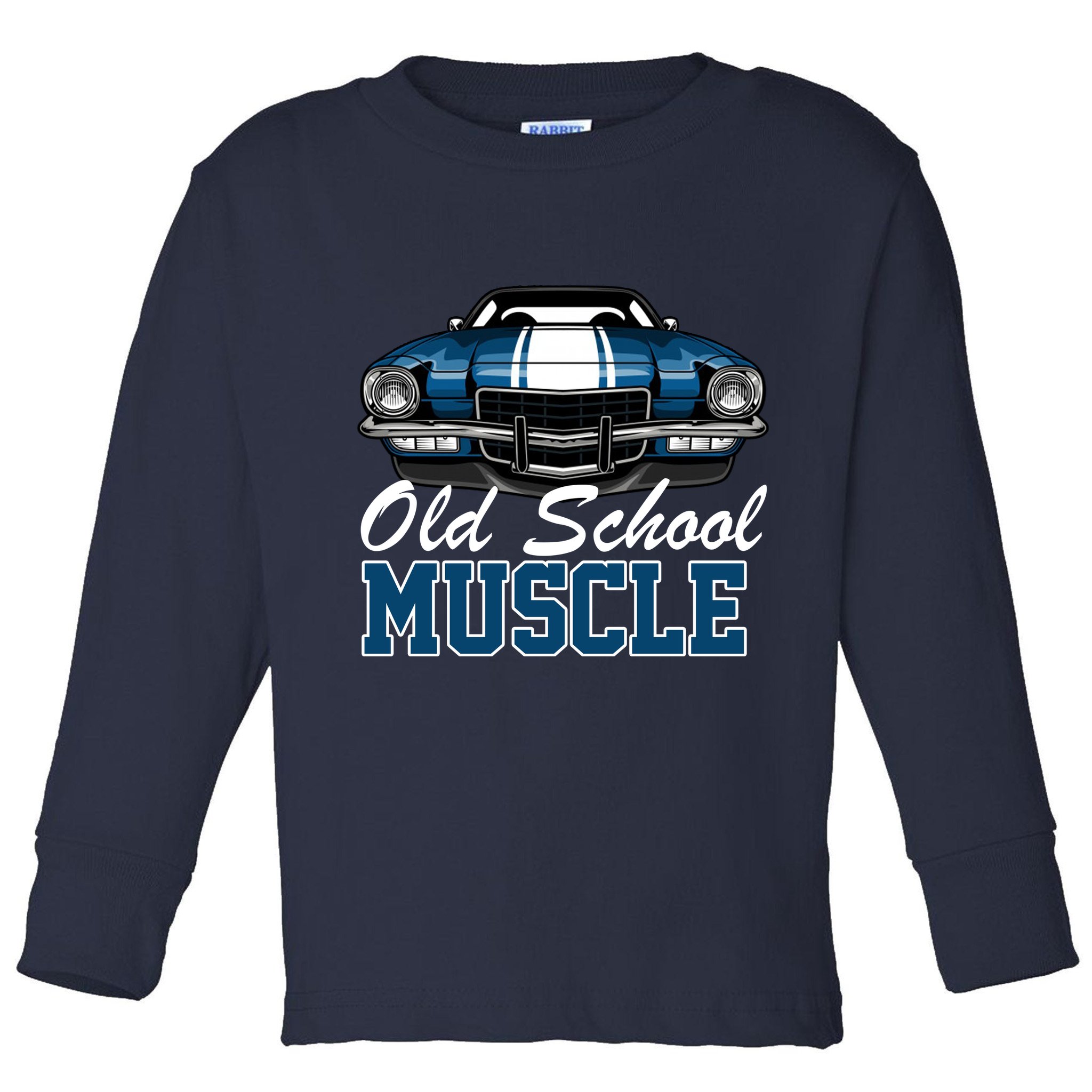 Old School Muscle Car Toddler Long Sleeve Shirt