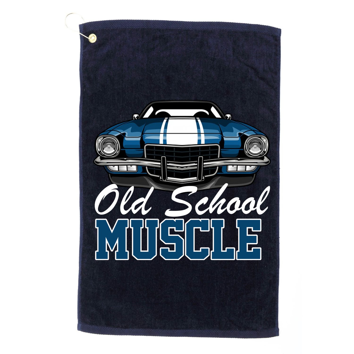 Old School Muscle Car Golf Towel