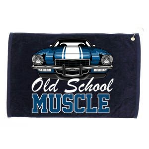 Old School Muscle Car Grommeted Golf Towel