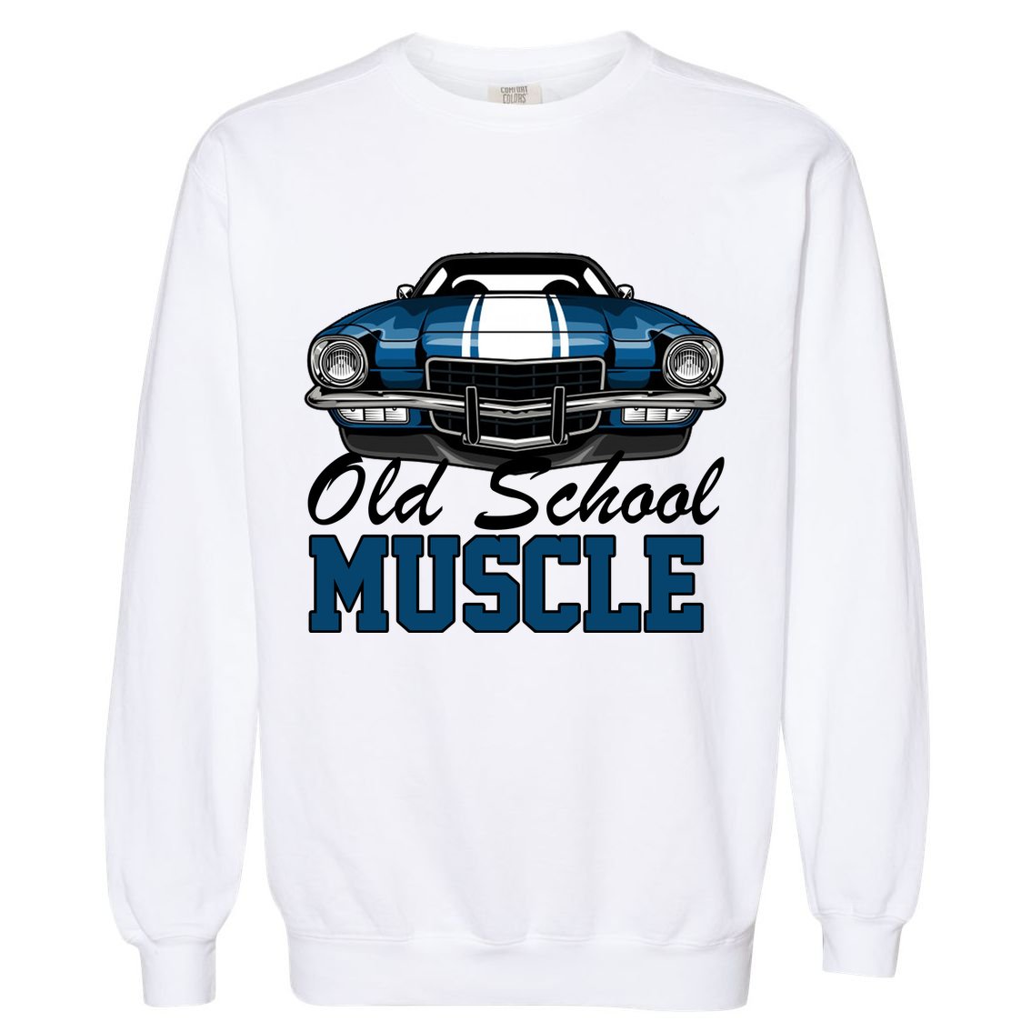Old School Muscle Car Garment-Dyed Sweatshirt