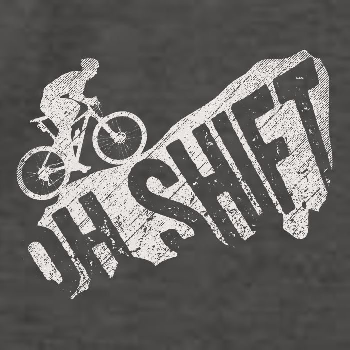 Oh Shift Mountain Biking Bicycle Bike Rider Cyclist Vector Backpack