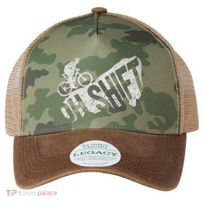Oh Shift Mountain Biking Bicycle Bike Rider Cyclist Legacy Tie Dye Trucker Hat
